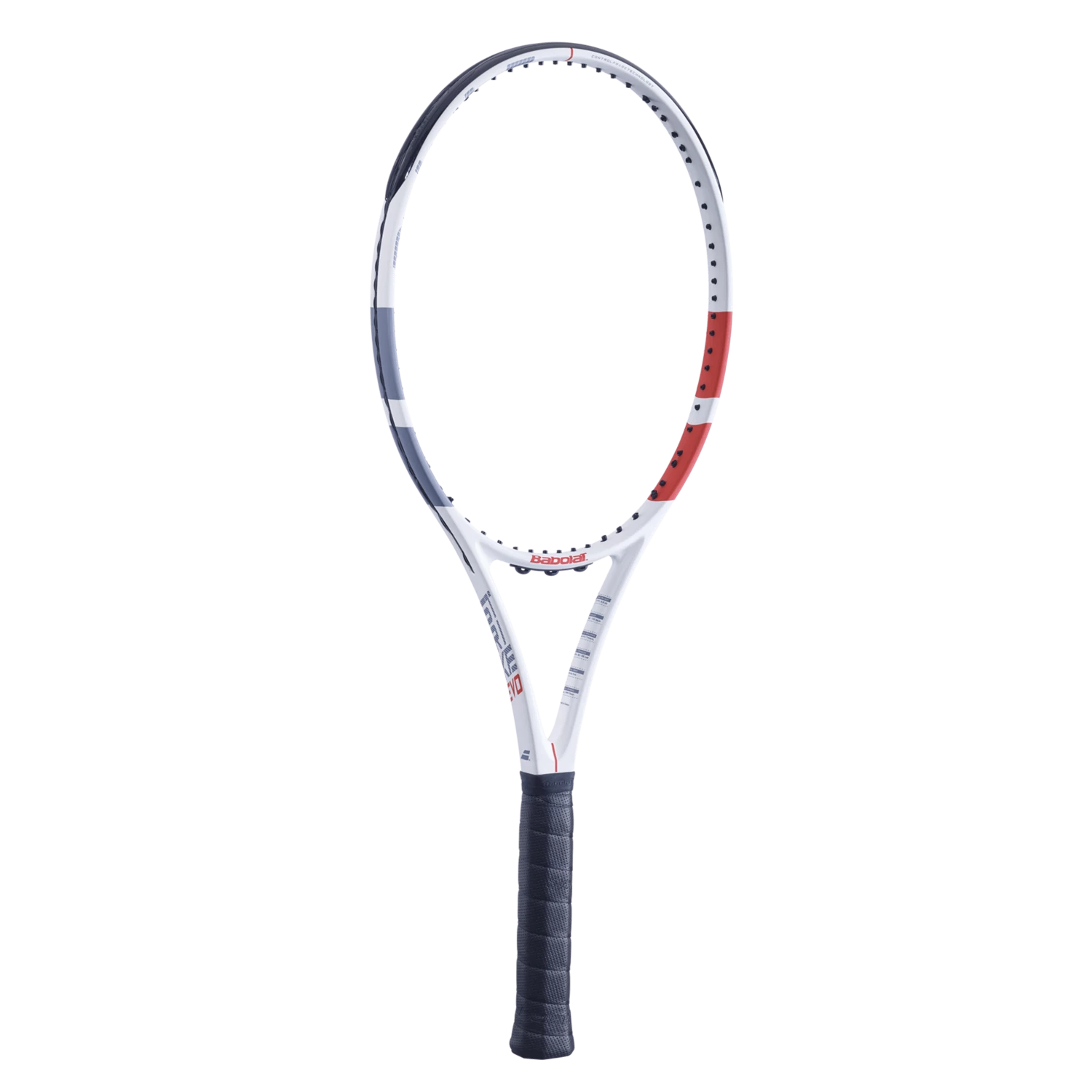 New 👏 Babolat Strike Evo Strung White Red Black ✨ 3 New 👏 Babolat Strike Evo Strung White Red Black ✨ - Image 3