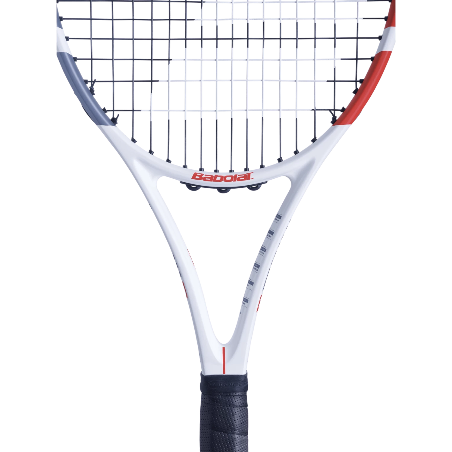 New 👏 Babolat Strike Evo Strung White Red Black ✨ 5 New 👏 Babolat Strike Evo Strung White Red Black ✨ - Image 5