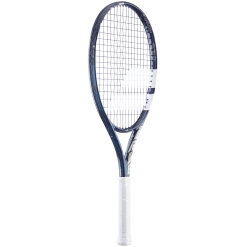Hot Sale 😍 Babolat Evo Drive 115 Wimbledon Strung Dark Blue And Gold ✨ -Deals Tennis Store 102469 EVO Drive 115 Wim 100 2 3 4 left