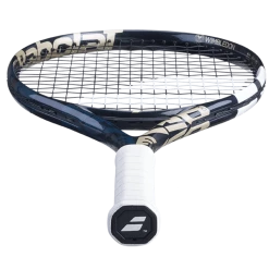 Hot Sale 😍 Babolat Evo Drive 115 Wimbledon Strung Dark Blue And Gold ✨ -Deals Tennis Store 102469 EVO Drive 115 Wim 100 4 Horizontal