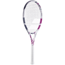 Hot Sale 🥰 Babolat Evo Aero Pink Strung Grey And Pink 🎉 -Deals Tennis Store 102517 Evo Aero Pink 100 3 3 4 left