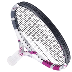 Hot Sale 🥰 Babolat Evo Aero Pink Strung Grey And Pink 🎉 -Deals Tennis Store 102517 Evo Aero Pink 100 5 Bumper