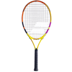 Best Sale ❤️ Babolat Nadal Junior 26 Strung Yellow Orange Purple 😀