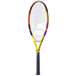 Best Sale ❤️ Babolat Nadal Junior 26 Strung Yellow Orange Purple 😀 -Deals Tennis Store 140458 Nadal JR 26 100 3 3 4 right