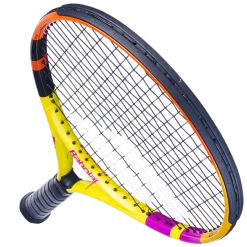 Best Sale ❤️ Babolat Nadal Junior 26 Strung Yellow Orange Purple 😀 -Deals Tennis Store 140458 Nadal JR 26 100 5 Bumper