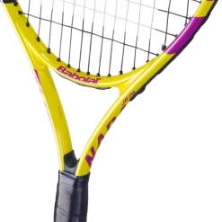 Best Sale ❤️ Babolat Nadal Junior 26 Strung Yellow Orange Purple 😀 -Deals Tennis Store 140458 Nadal JR 26 100 6 Zoom heart