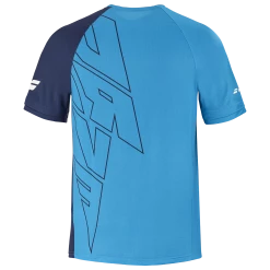 Promo 🛒 Babolat Drive Crew Neck Tee Blue 💯 7 Promo 🛒 Babolat Drive Crew Neck Tee Blue 💯 -Deals Tennis Store 2MS21011X Drive Crew Neck Tee M 4086 3 back