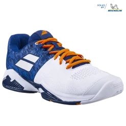 Coupon ✔️ Babolat Propulse Blast All Court Men White/Dark Blue 🌟 8 Coupon ✔️ Babolat Propulse Blast All Court Men White/Dark Blue 🌟 -Deals Tennis Store 30S22442 PROPULSE BLAST AC M 1069 4 3 4