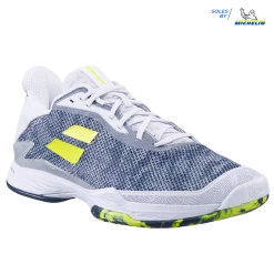 Cheap ✔️ Babolat Jet Tere All Court Men White/Dark Blue ✔️ -Deals Tennis Store 30S22649 JET TERE AC M 1069 4 3 4