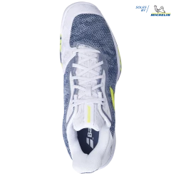 Cheap ✔️ Babolat Jet Tere All Court Men White/Dark Blue ✔️ -Deals Tennis Store 30S22649 JET TERE AC M 1069 5 Top