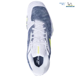 Hot Sale ✔️ Babolat Jet Tere Clay Men White/Dark Blue 💯 -Deals Tennis Store 30S22650 JET TERE CL M 1069 5 Top