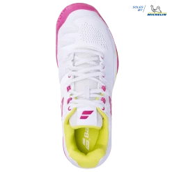 Wholesale ❤️ Babolat Propulse Blast All Court 👩 Women White/Red Rose 🔔 -Deals Tennis Store 31S21447 PROPULSE BLAST AC W 1058 3 Top