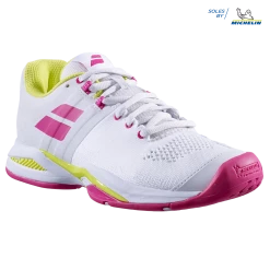 Wholesale ❤️ Babolat Propulse Blast All Court 👩 Women White/Red Rose 🔔 -Deals Tennis Store 31S21447 PROPULSE BLAST AC W 1058 4 3 4