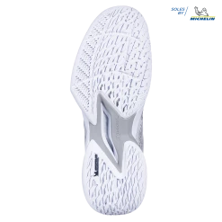 Cheap โ๏ธ Babolat Jet Mach 3 All Court ๐ฉ Women White/Silver ๐ฅ 9 Cheap โ๏ธ Babolat Jet Mach 3 All Court ๐ฉ Women White/Silver ๐ฅ -Deals Tennis Store 31S21630 JET MACH 3 AC W 1019 5 sole