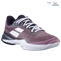 Flash Sale 🧨 Babolat Jet Mach 3 Sand Grass 👩 Women Pink/Black 🎁 -Deals Tennis Store 31S22684 JET MACH 3 SA GR W 5023 4 3 4