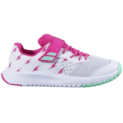 Top 10 โ๏ธ Babolat Pulsion All Court Kid Velcro White/Red Rose ๐
