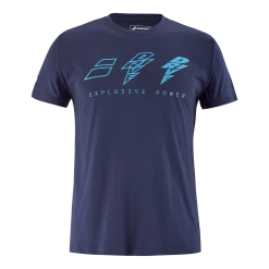 Deals ๐ Babolat Drive Cotton Tee Blue ๐