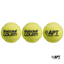 Discount 😍 Babolat Court Padel Ball X3 Yellow 😀 -Deals Tennis Store 501098 Court Padel x3 113 3 Ball