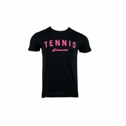 Promo 🌟 Babolat Tennis Logo Tee Black 🎁