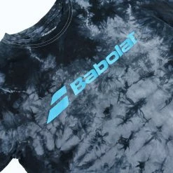 Flash Sale ✨ Babolat Crystal Tie Dye Logo Tee Black/Grey Tie-Dye 🥰 -Deals Tennis Store 911127 Crystal Tie Dye Logo Tee U18 4 closeup scaled